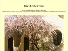 Tablet Screenshot of lire-christian-vellas.com